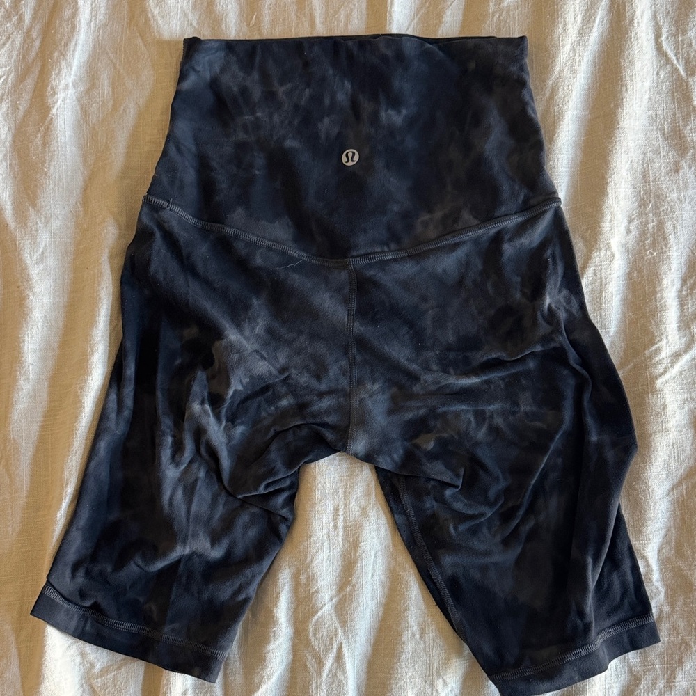 lululemon athletica Dark Patterned Bike Shorts
